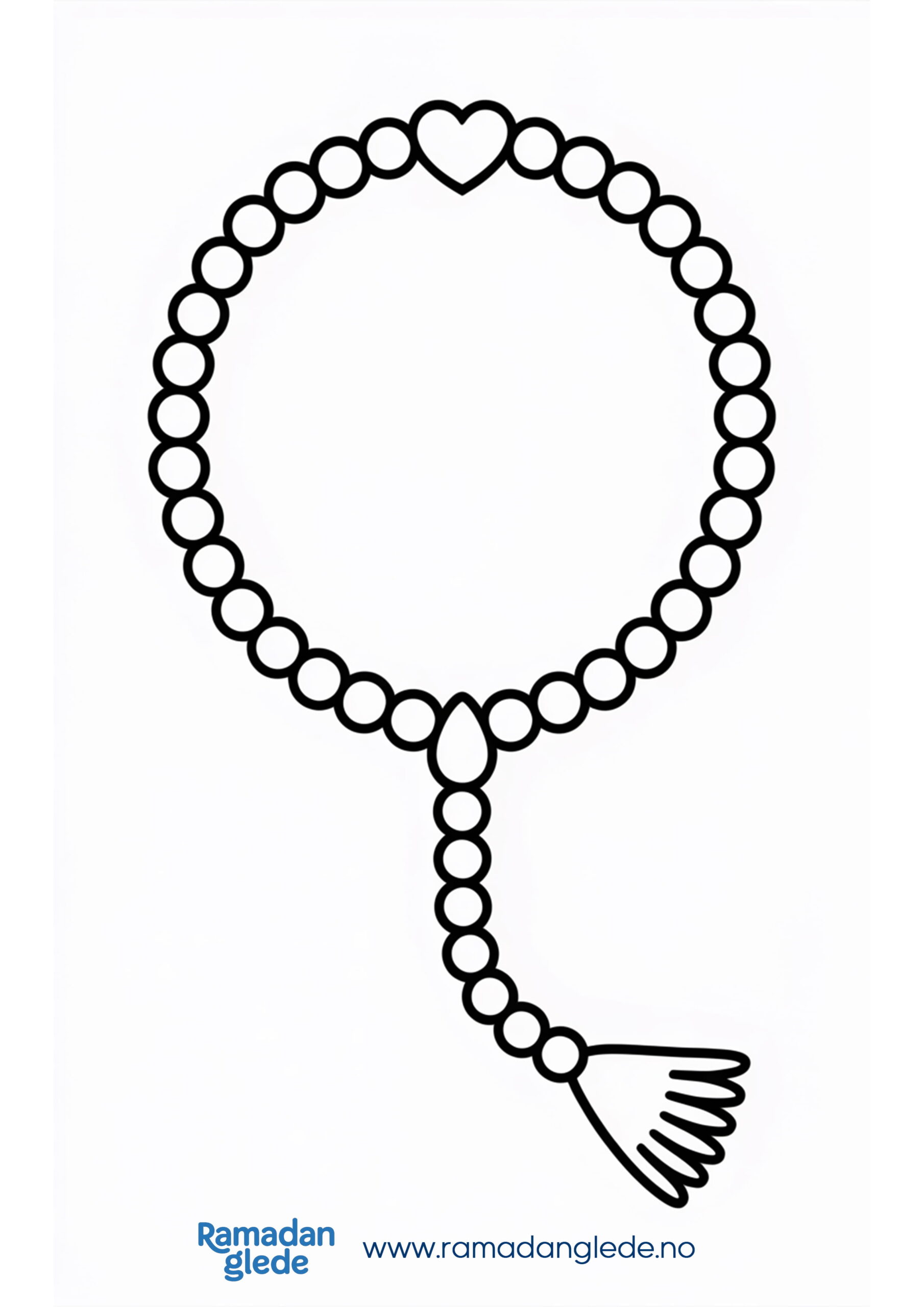 Dua i Ramadan fargeark for barn