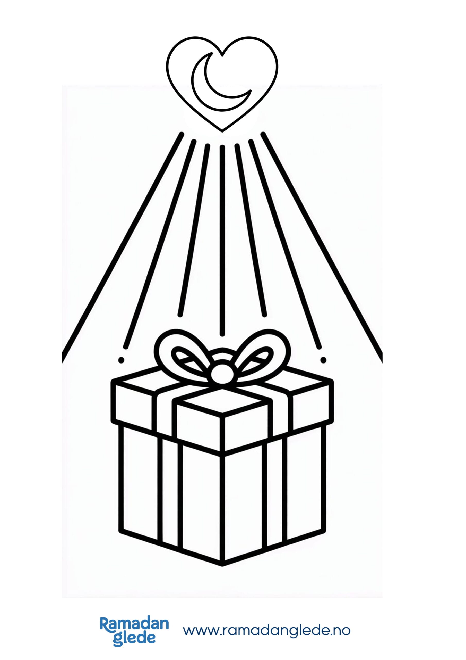 Gi for Allahs skyld fargeark for barn