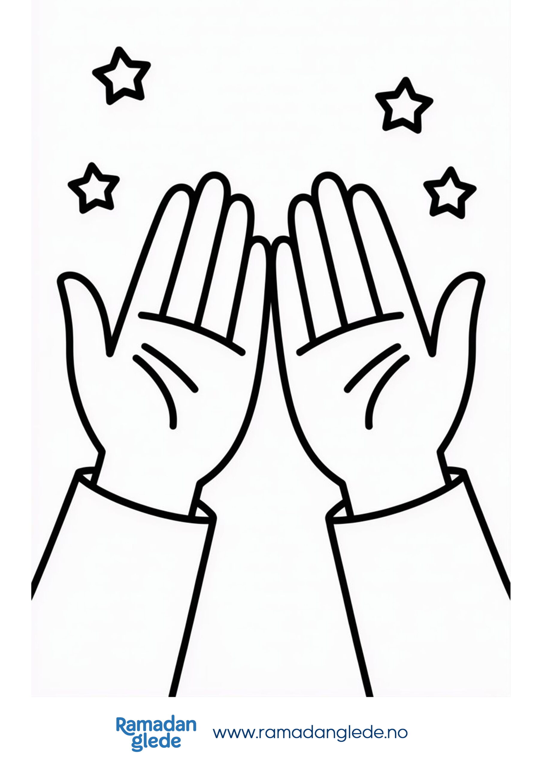 Respekt i Ramadan fargeark for barn