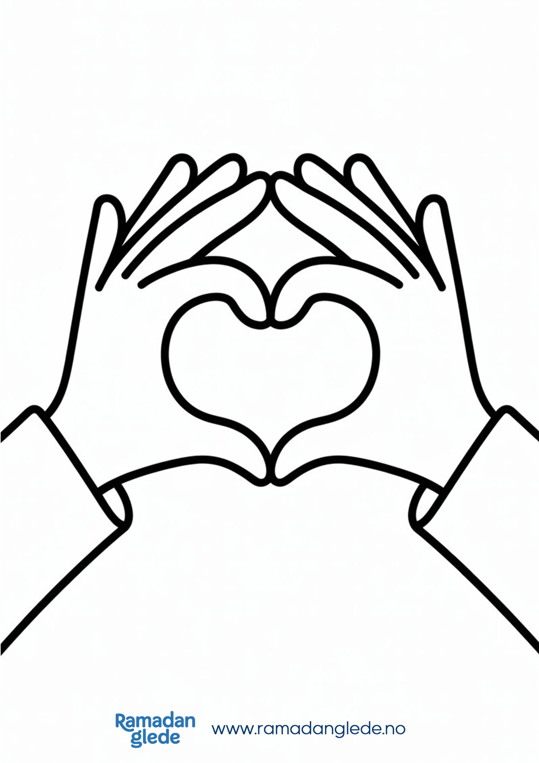 Tilgivelse i Ramadan fargeark for barn